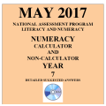 ACARA 2017 NAPLAN Numeracy - Year 7 - Answers